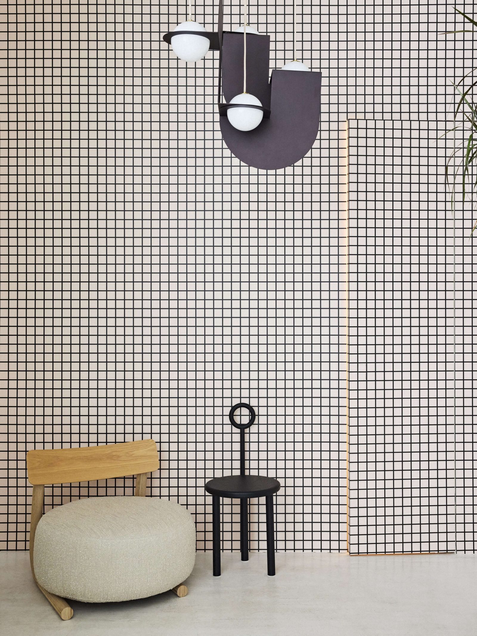 Poppy Grid Wallpaper