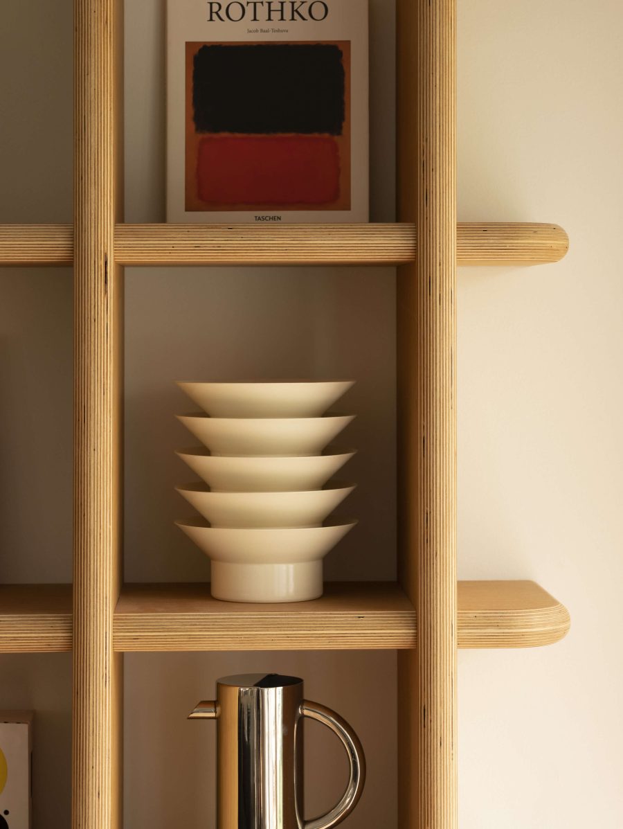 Rolling Wood Shelving