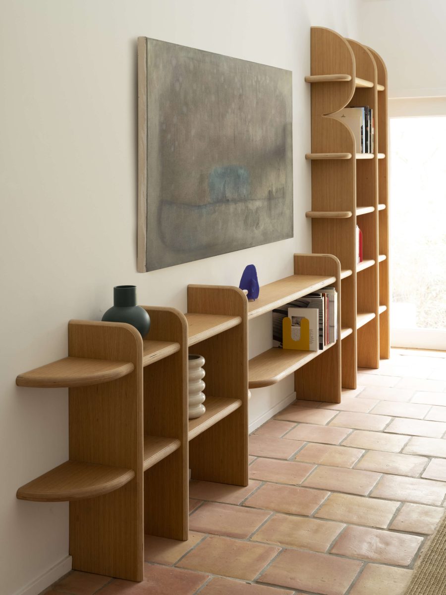 Rolling Wood Shelving